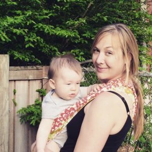 Sara Hesley with her son, Lincoln.